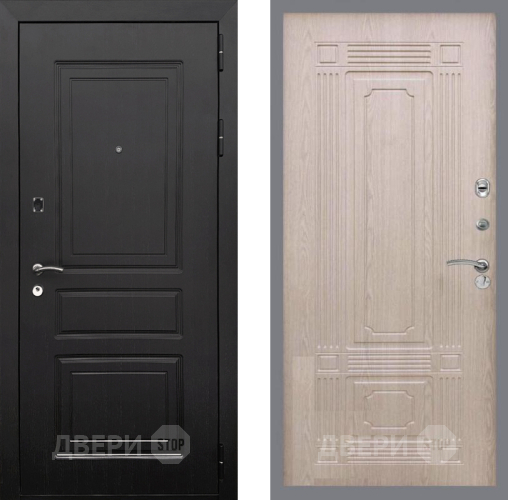 Входная металлическая Дверь Рекс (REX) 6 Венге FL-2 Беленый дуб в Пушкино