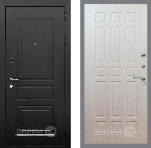 Входная металлическая Дверь Рекс (REX) 6 Венге FL-33 Беленый дуб в Пушкино