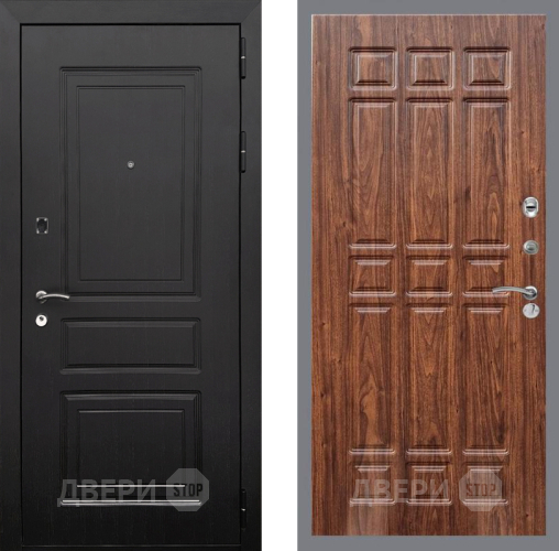 Входная металлическая Дверь Рекс (REX) 6 Венге FL-33 орех тисненый в Пушкино