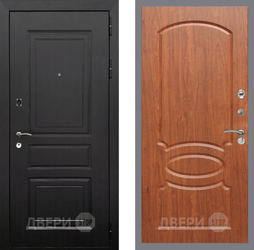 Входная металлическая Дверь Рекс (REX) 6 Венге FL-128 Морёная берёза в Пушкино