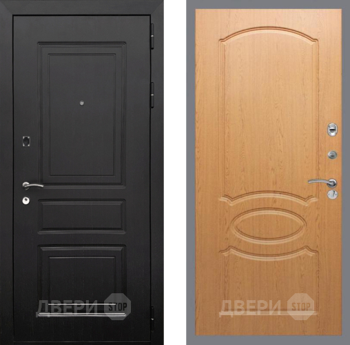 Входная металлическая Дверь Рекс (REX) 6 Венге FL-128 Дуб в Пушкино