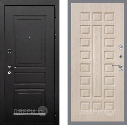 Входная металлическая Дверь Рекс (REX) 6 Венге FL-183 Беленый дуб в Пушкино