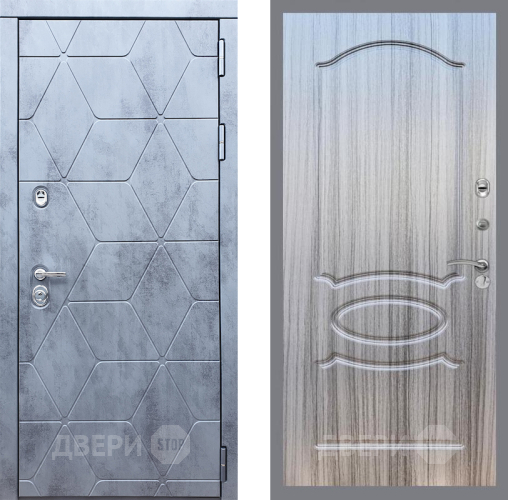 Входная металлическая Дверь Рекс (REX) 28 FL-128 Сандал грей в Пушкино