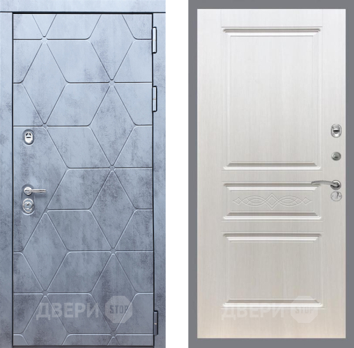 Входная металлическая Дверь Рекс (REX) 28 FL-243 Лиственница беж в Пушкино