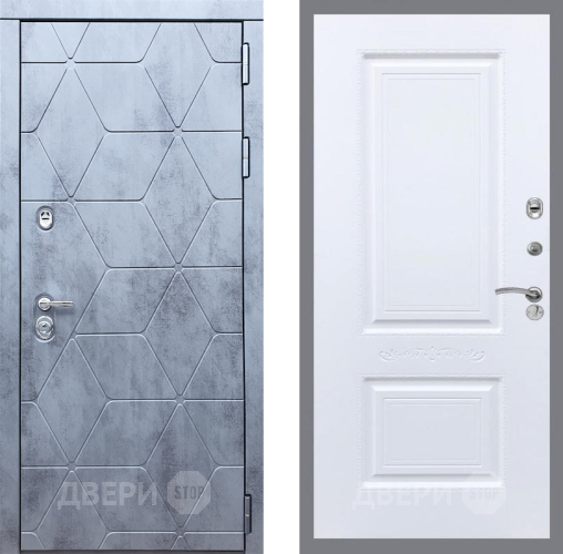 Входная металлическая Дверь Рекс (REX) 28 Смальта Силк Сноу в Пушкино