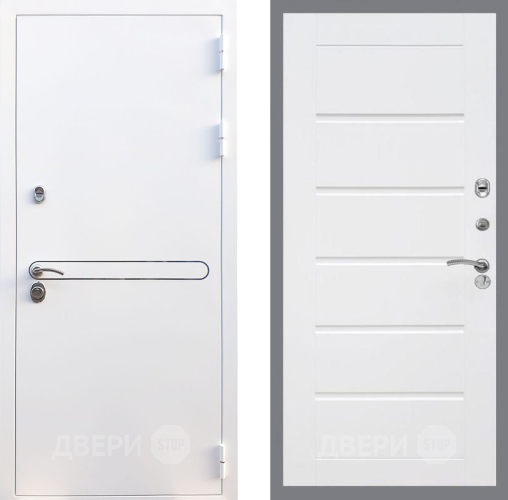 Входная металлическая Дверь Рекс (REX) 27 Сити Белый ясень в Пушкино