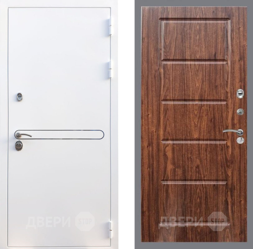 Входная металлическая Дверь Рекс (REX) 27 FL-39 орех тисненый в Пушкино