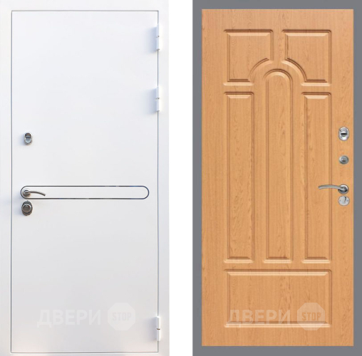 Входная металлическая Дверь Рекс (REX) 27 FL-58 Дуб в Пушкино