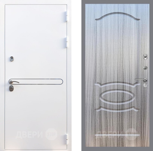 Входная металлическая Дверь Рекс (REX) 27 FL-128 Сандал грей в Пушкино