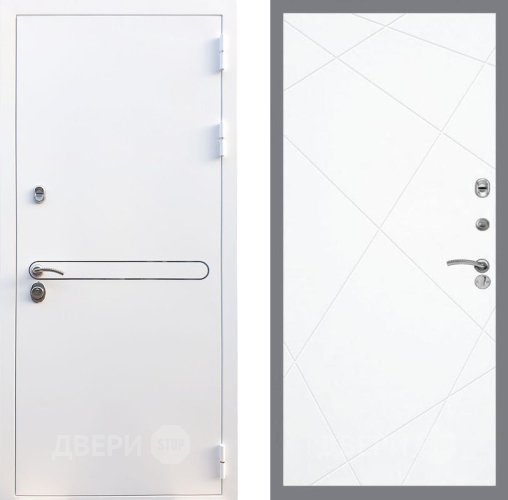 Входная металлическая Дверь Рекс (REX) 27 FL-291 Силк Сноу в Пушкино