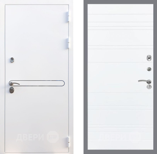 Дверь Рекс (REX) 27 Line Силк Сноу в Пушкино