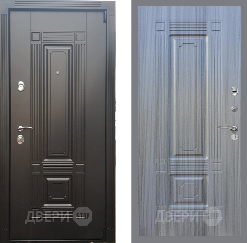 Входная металлическая Дверь Рекс (REX) 9 FL-2 Сандал грей в Пушкино