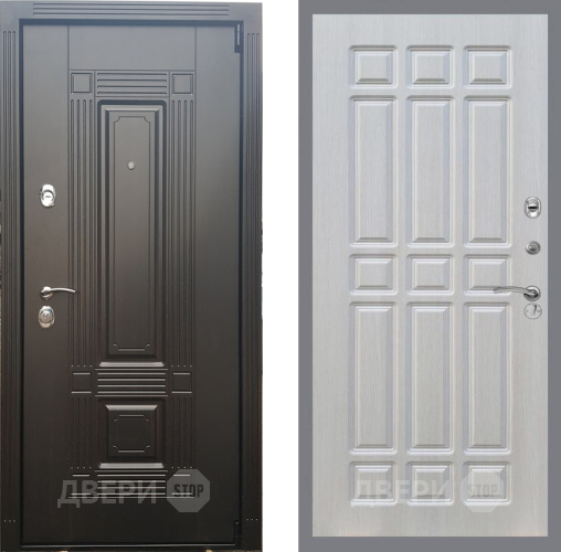 Входная металлическая Дверь Рекс (REX) 9 FL-33 Лиственница беж в Пушкино