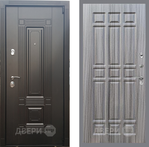 Входная металлическая Дверь Рекс (REX) 9 FL-33 Сандал грей в Пушкино