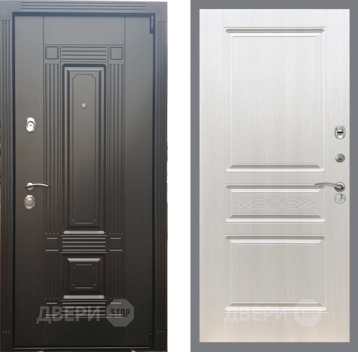 Входная металлическая Дверь Рекс (REX) 9 FL-243 Лиственница беж в Пушкино