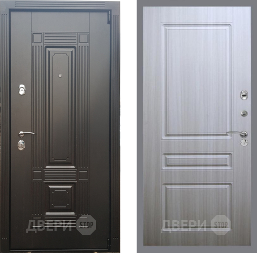 Входная металлическая Дверь Рекс (REX) 9 FL-243 Сандал белый в Пушкино