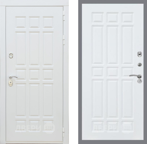 Входная металлическая Дверь Рекс (REX) 8 Силк Сноу FL-33 Силк Сноу в Пушкино