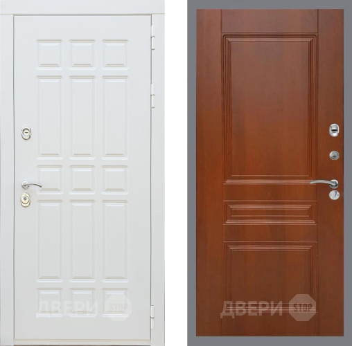 Входная металлическая Дверь Рекс (REX) 8 Силк Сноу FL-243 Итальянский орех в Пушкино