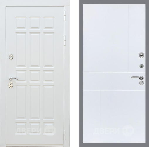 Входная металлическая Дверь Рекс (REX) 8 Силк Сноу FL-290 Силк Сноу в Пушкино