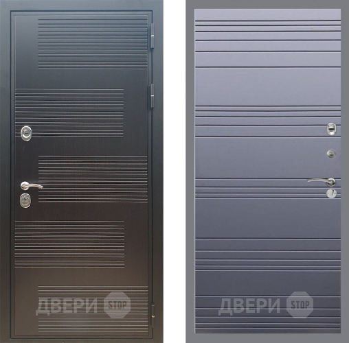 Входная металлическая Дверь Рекс (REX) премиум 185 Line Силк титан в Пушкино