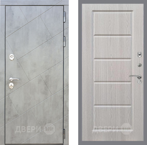 Входная металлическая Дверь Рекс (REX) 22 FL-39 Беленый дуб в Пушкино