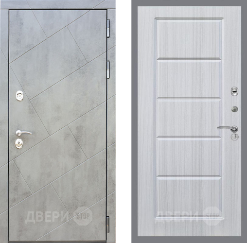 Входная металлическая Дверь Рекс (REX) 22 FL-39 Сандал белый в Пушкино