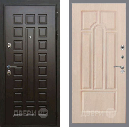 Входная металлическая Дверь Рекс (REX) Премиум 3к FL-58 Беленый дуб в Пушкино