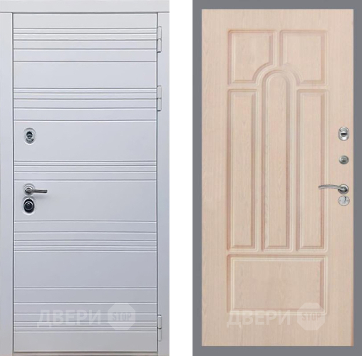 Входная металлическая Дверь Рекс (REX) 14 Силк Сноу FL-58 Беленый дуб в Пушкино