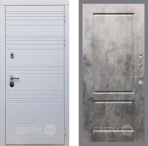 Дверь Рекс (REX) 14 Силк Сноу FL-117 Бетон темный в Пушкино