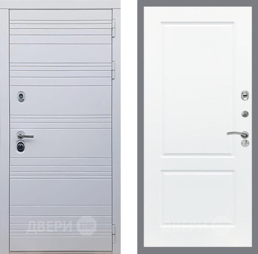Входная металлическая Дверь Рекс (REX) 14 Силк Сноу FL-117 Силк Сноу в Пушкино