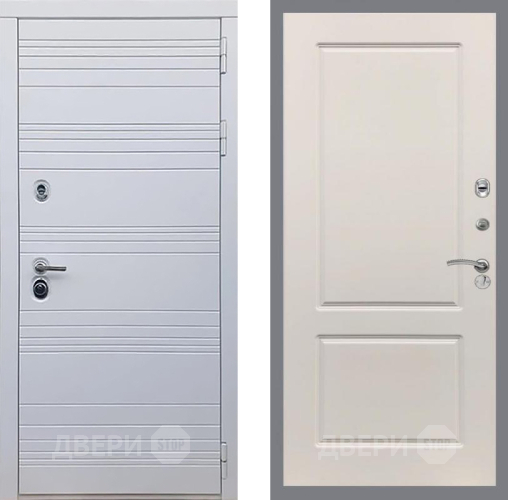 Входная металлическая Дверь Рекс (REX) 14 Силк Сноу FL-117 Шампань в Пушкино