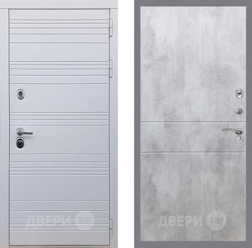 Дверь Рекс (REX) 14 Силк Сноу FL-290 Бетон светлый в Пушкино