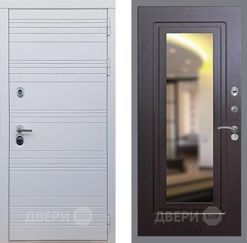 Входная металлическая Дверь Рекс (REX) 14 Силк Сноу FLZ-120 Венге в Пушкино