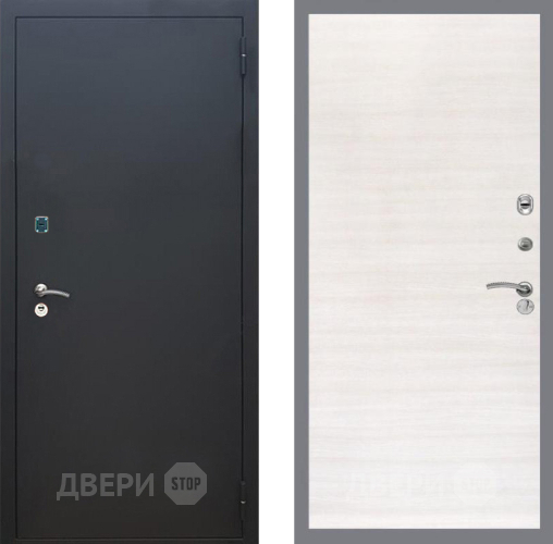 Входная металлическая Дверь Рекс (REX) 1A Черный Муар GL Акация в Пушкино