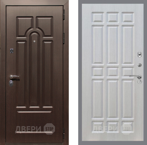 Входная металлическая Дверь Рекс (REX) Эврика FL-33 Лиственница беж в Пушкино