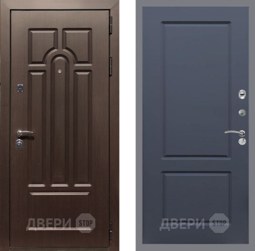 Входная металлическая Дверь Рекс (REX) Эврика FL-117 Силк титан в Пушкино