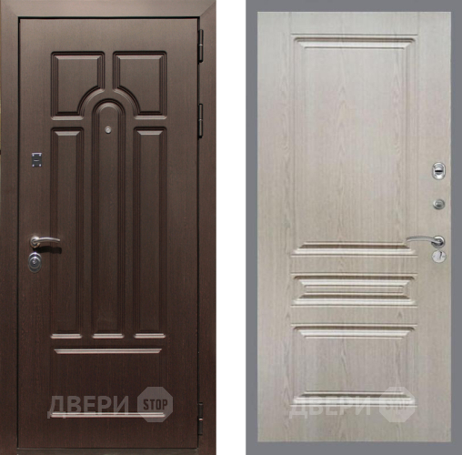 Дверь Рекс (REX) Эврика FL-243 Беленый дуб в Пушкино