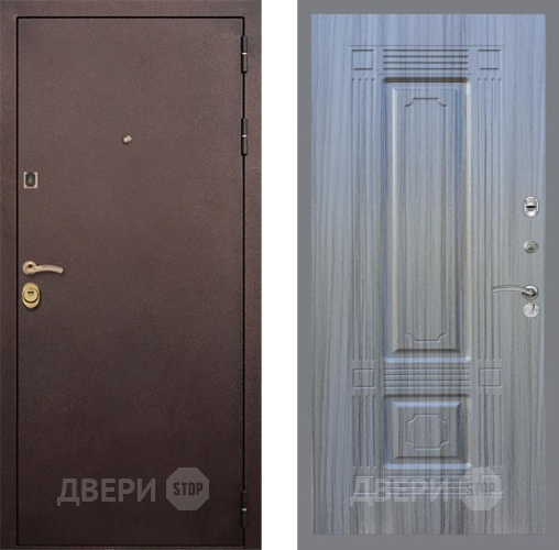 Входная металлическая Дверь Рекс (REX) Лайт 3К FL-2 Сандал грей в Пушкино