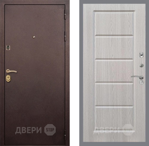 Входная металлическая Дверь Рекс (REX) Лайт 3К FL-39 Беленый дуб в Пушкино