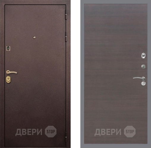 Входная металлическая Дверь Рекс (REX) Лайт 3К GL венге поперечный в Пушкино