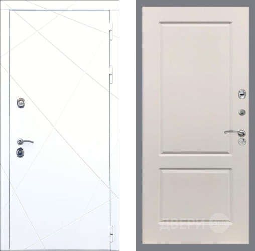 Входная металлическая Дверь Рекс (REX) 13 Силк Сноу FL-117 Шампань в Пушкино