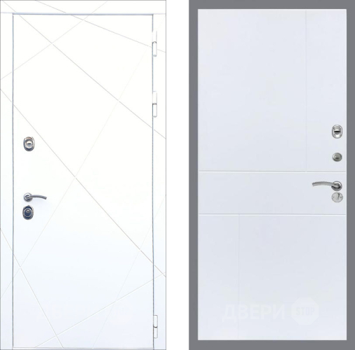 Входная металлическая Дверь Рекс (REX) 13 Силк Сноу FL-290 Силк Сноу в Пушкино