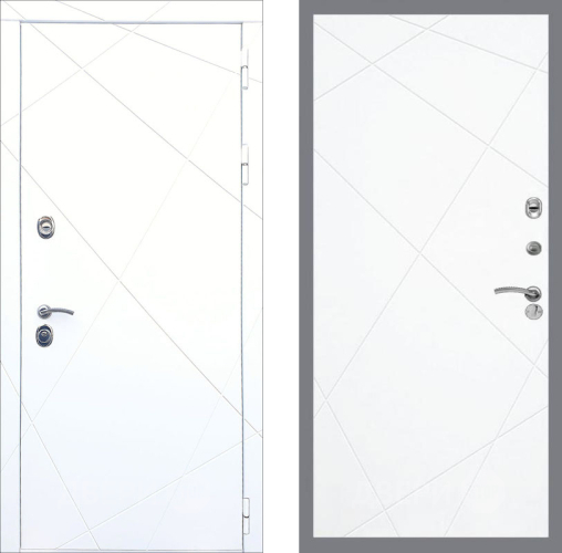 Входная металлическая Дверь Рекс (REX) 13 Силк Сноу FL-291 Силк Сноу в Пушкино