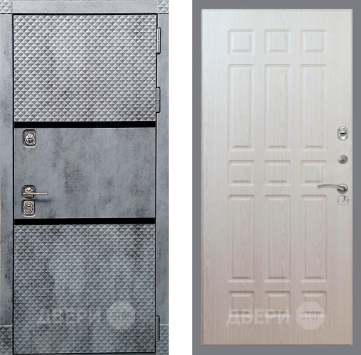 Дверь Рекс (REX) 15 Бетон Темный FL-33 Беленый дуб в Пушкино