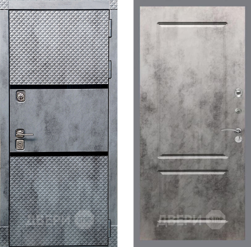Входная металлическая Дверь Рекс (REX) 15 Бетон Темный FL-117 Бетон темный в Пушкино