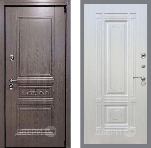 Входная металлическая Дверь Рекс (REX) Премиум-S FL-2 Лиственница беж в Пушкино