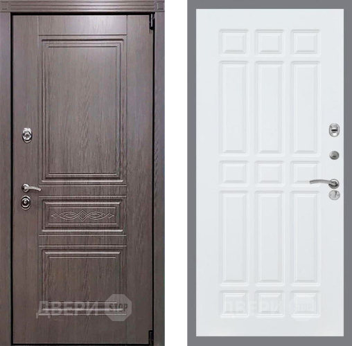 Входная металлическая Дверь Рекс (REX) Премиум-S FL-33 Силк Сноу в Пушкино