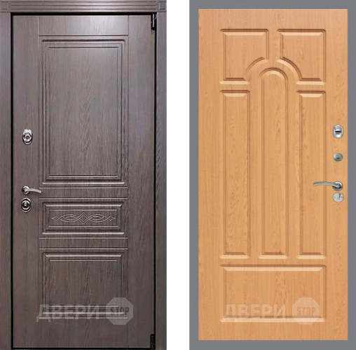 Входная металлическая Дверь Рекс (REX) Премиум-S FL-58 Дуб в Пушкино