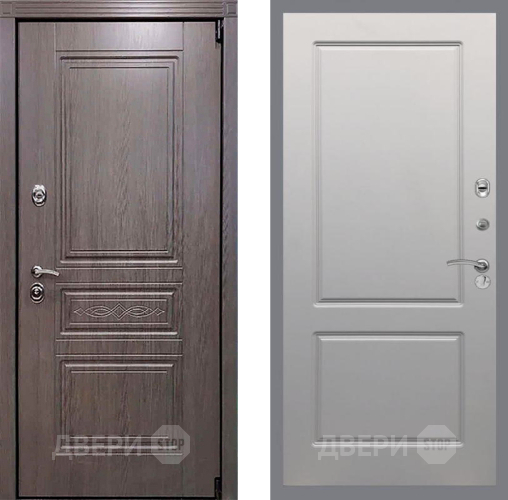 Входная металлическая Дверь Рекс (REX) Премиум-S FL-117 Грей софт в Пушкино