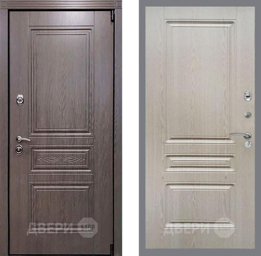 Входная металлическая Дверь Рекс (REX) Премиум-S FL-243 Беленый дуб в Пушкино